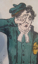 Load image into Gallery viewer, Georgian Satirical Print Greek Crown Leopold I Little Pickle Decline Greek Article 1830
