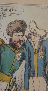 Georgian Satirical Print Greek Crown Leopold I Little Pickle Decline Greek Article 1830