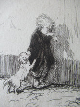 Load image into Gallery viewer, 1920s Original Eileen Soper Etching Adversity Pencil Signed

