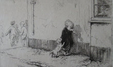 Load image into Gallery viewer, 1920s Original Eileen Soper Etching Adversity Pencil Signed
