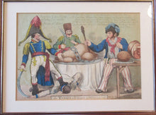 Load image into Gallery viewer, Georgian Satirical Print Ottoman Empire History Napoleon Bonaparte and Turkey 1806
