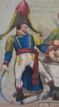 Load image into Gallery viewer, Georgian Satirical Print Ottoman Empire History Napoleon Bonaparte and Turkey 1806
