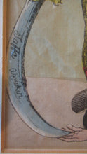 Load image into Gallery viewer, Georgian Satirical Print Ottoman Empire History Napoleon Bonaparte and Turkey 1806

