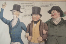 Load image into Gallery viewer, Georgian Print John Doyle Lithograph 1830s Parliamentary Reforms
