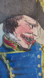 Georgian Satirical Print Ottoman Empire History Napoleon Bonaparte and Turkey 1806