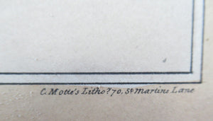 Georgian Print John Doyle Lithograph 1830s Parliamentary Reforms