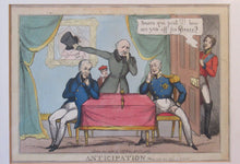 Load image into Gallery viewer, Georgian Satirical Print 1830 Royal Succession - Wellington, King Willian IV and the Duke of Cumberland
