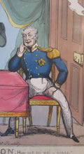 Load image into Gallery viewer, Georgian Satirical Print 1830 Royal Succession - Wellington, King Willian IV and the Duke of Cumberland
