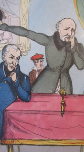 Georgian Satirical Print 1830 Royal Succession - Wellington, King Willian IV and the Duke of Cumberland