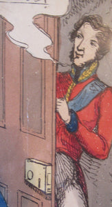 Georgian Satirical Print 1830 Royal Succession - Wellington, King Willian IV and the Duke of Cumberland