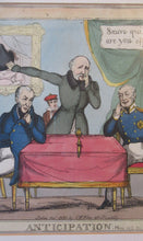 Load image into Gallery viewer, Georgian Satirical Print 1830 Royal Succession - Wellington, King Willian IV and the Duke of Cumberland
