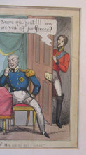 Load image into Gallery viewer, Georgian Satirical Print 1830 Royal Succession - Wellington, King Willian IV and the Duke of Cumberland
