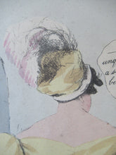 Load image into Gallery viewer, 1829 Georgian Satirical Print John Doyle Reading the Times. King George IV and Duke of Wellington
