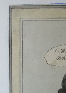 1829 Georgian Satirical Print John Doyle Reading the Times. King George IV and Duke of Wellington