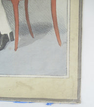 Load image into Gallery viewer, 1829 Georgian Satirical Print John Doyle Reading the Times. King George IV and Duke of Wellington
