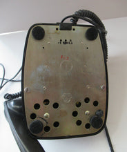 Load image into Gallery viewer, Kristian Kirks Danish 1960s Rotary Dial Black Bakelite Telephone working
