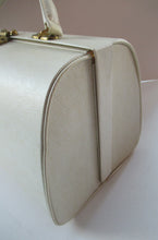 Load image into Gallery viewer, Vintage 1960s White Handbag or Vanity Case
