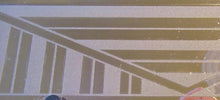 Load image into Gallery viewer, LARGE Genuine 1930s Art Deco Wall Mirror with Stepped Geometric Border. Excellent Condition
