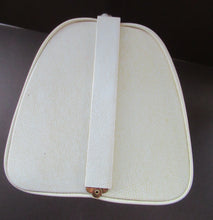 Load image into Gallery viewer, Vintage 1960s White Handbag or Vanity Case
