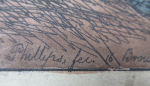 1829 Georgian Satirical Print John Phillips Disposing of the Old Stuff. Lord Brougham