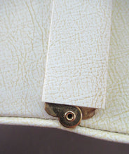 Load image into Gallery viewer, Vintage 1960s White Handbag or Vanity Case
