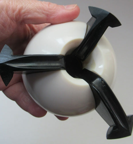 Vintage 1930s Art Deco Tennis Ball Shape Ronson Ashtray