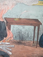 Load image into Gallery viewer, 1829 Georgian Satirical Print John Phillips Disposing of the Old Stuff. Lord Brougham
