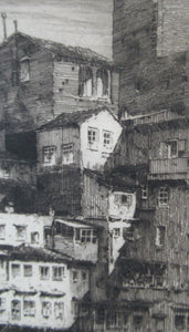 Albany Howarth Etching The Ponte Vecchio Florence