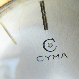 1970s Vintage 9CT Gold Cyma Manual Wind Wristwatch