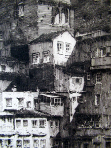 Albany Howarth Etching The Ponte Vecchio Florence