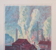 Load image into Gallery viewer, Colour Lithograph Factories by Maximilien Luce  in Pan Volume 4 
