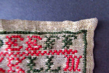 Load image into Gallery viewer, 1837 Scottish Embroidery Sampler Early Victorian Textile IR. Thomson
