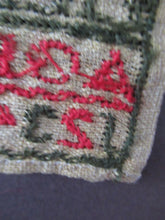 Load image into Gallery viewer, 1837 Scottish Embroidery Sampler Early Victorian Textile IR. Thomson
