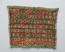 Load image into Gallery viewer, 1837 Scottish Embroidery Sampler Early Victorian Textile IR. Thomson
