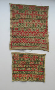 1837 Scottish Embroidery Sampler Early Victorian Textile IR. Thomson