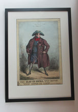 Load image into Gallery viewer, 1820s Original Georgian Print of King George IV. The Slap up Swell
