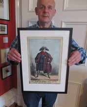 Load image into Gallery viewer, 1820s Original Georgian Print of King George IV. The Slap up Swell
