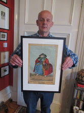 Load image into Gallery viewer, William Heath ORIGINAL 1820s Georgian Satirical Print. Lady Conyngham: The Guard Wot Looks After the Sovereign
