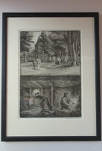 Load image into Gallery viewer, Scottish Art Robert Bryden Etching Scottish Mining History Aryshire
