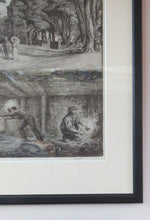 Load image into Gallery viewer, Scottish Art Robert Bryden Etching Scottish Mining History Aryshire
