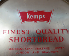 Load image into Gallery viewer, 1960s Vintage Kemps Scottish Shorbread Tin with Black Watch Regiment Leacing Edinurgh Castle
