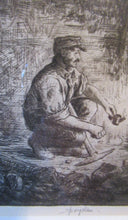 Load image into Gallery viewer, Scottish Art Robert Bryden Etching Scottish Mining History Aryshire
