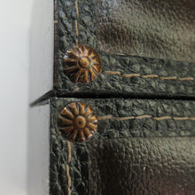 Load image into Gallery viewer, Vintage Brown Leather Vanity Case / Handag / Make Up Case
