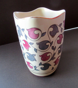 1930s Art Deco Crown Ducal Charlotte Rhead Vase
