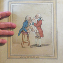 Load image into Gallery viewer, James Gillray 1790s Satirical Print Dentist Subject Easing the Toothache
