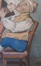 Load image into Gallery viewer, Georgian Antique Dental Print Easing the Tooth-Ach After James Gillray
