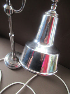 Vintage Mid Century Modern Chrome Plate Desk Lamp. Best Lamp Style
