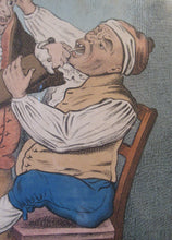 Load image into Gallery viewer, Georgian Antique Dental Print Easing the Tooth-Ach After James Gillray
