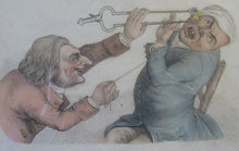 Load image into Gallery viewer, Edward Orme 1810 Anguish and Mirth Dentist Satirical Print Tooth Extraction
