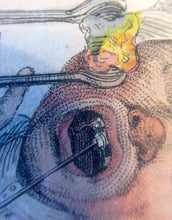 Load image into Gallery viewer, Edward Orme 1810 Anguish and Mirth Dentist Satirical Print Tooth Extraction
